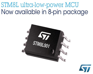 ST, STM8L001 초저전력 마이크로컨트롤러 출시